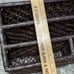 Vintage Rectangle Wicker / Rattan Woven Desk Organizer 4 Section