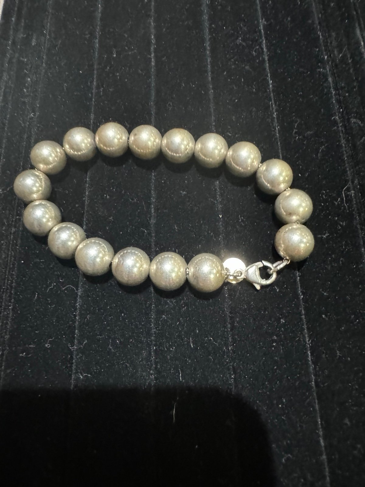 Tiffany & Co Sterling Silver Ball Bracelet