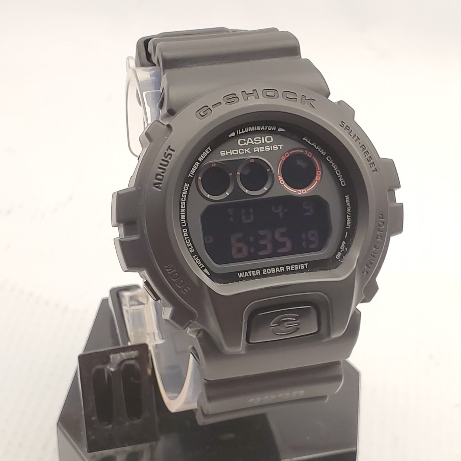 CASIO G-SHOCK DW-6900MS QUARTZ DIGITAL WATCH ALARM CHRONOGRAP NEW BATTERY