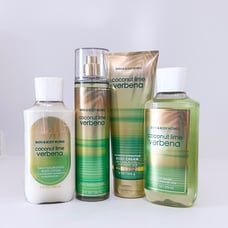 COCONUT LIME VERBENA 4pc Mist, Cream, Body Wash, Lotion NEW Bath & Body Works