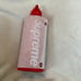 Red Supreme water bottle