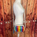 Kate Spade Kourtney rainbow stripe camera bag crossbody with tasssel gay pride