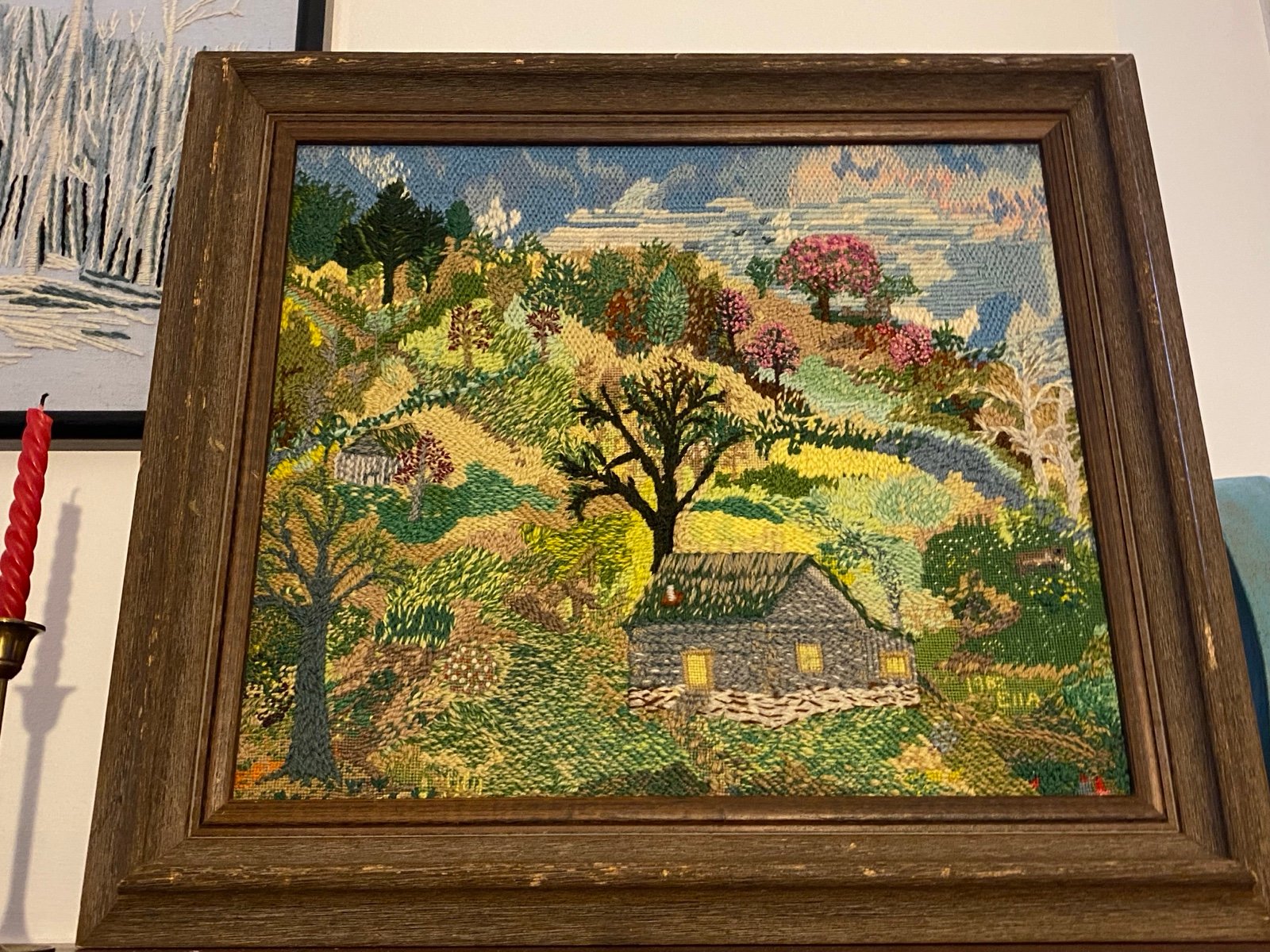 Embroidered art
