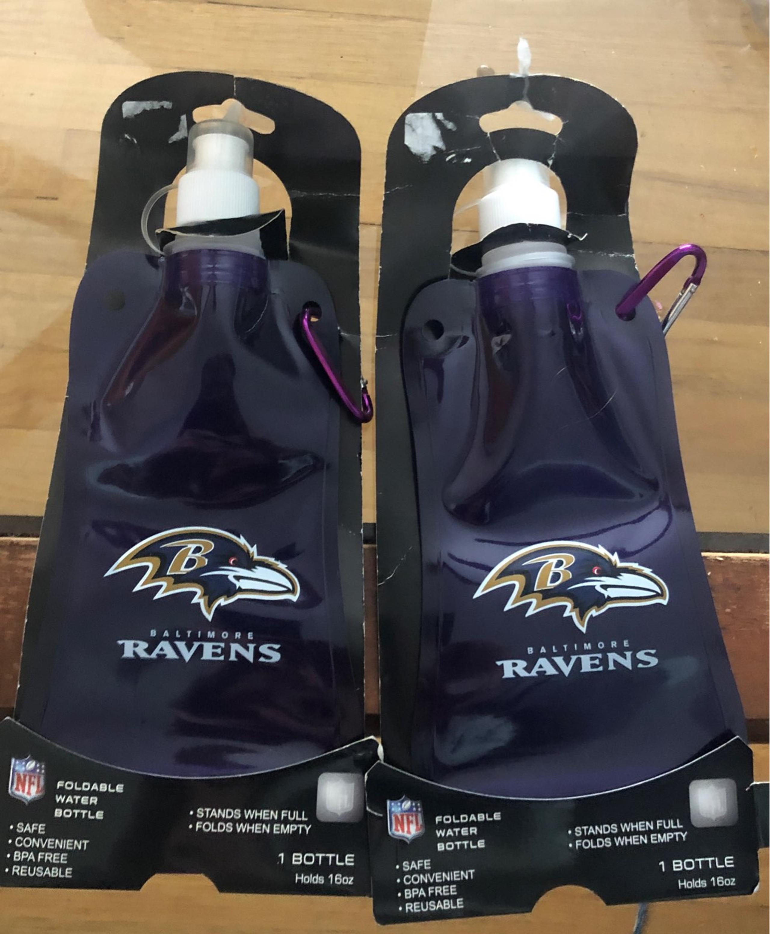 Foldable Ravens Water Bottle