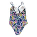 ROBERTA ROLLER RABBIT One Piece Chachas Scoop Multi Swimsuit Floral White Blue