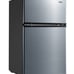 Two Door Mini Fridge with Freezer