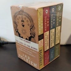NEW J.R.R. Tolkien 4 Book Boxed Set (The Hobbit and The Lord of the Rings) books