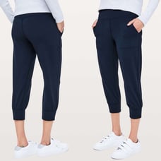 Lululemon Align Jogger Crop Sz 6 *23 In True Navy