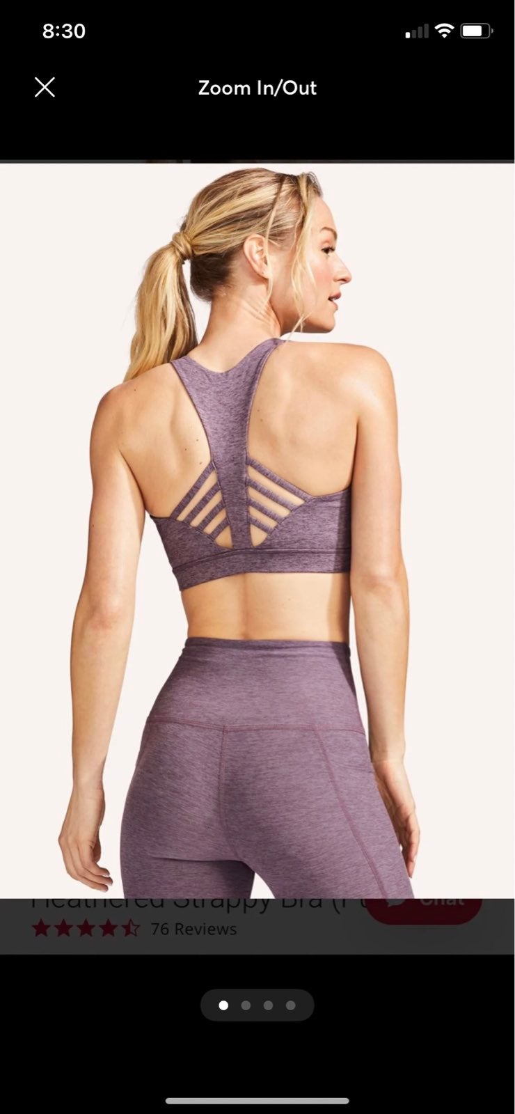 Peloton & Beyond Yoga strappy bra