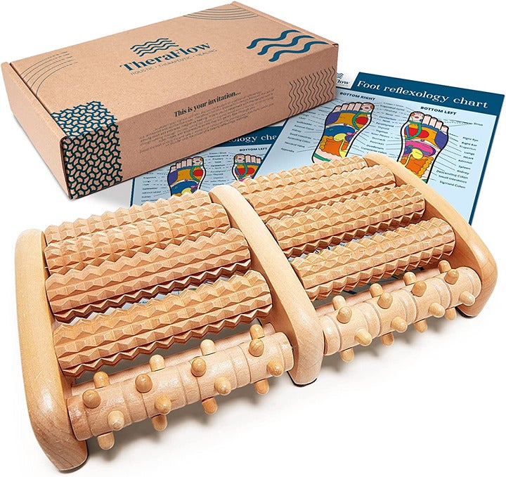TheraFlow Foot Massager for Plantar Fasciitis Relief, Relaxation Gifts