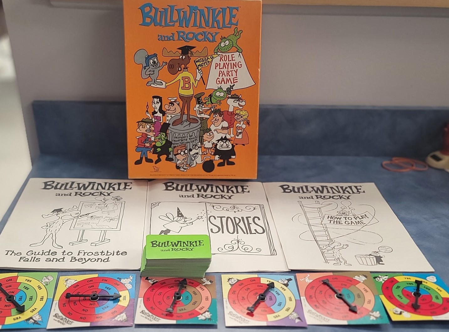 Vintage Bullwrinkle And Rocky Role-playing game