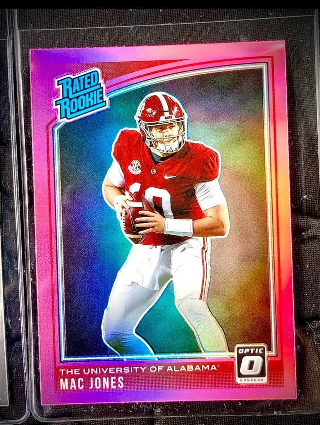 2021 Mac Jones Donruss panini prizm rated rookie PINK prizm Parallel NM/MINT