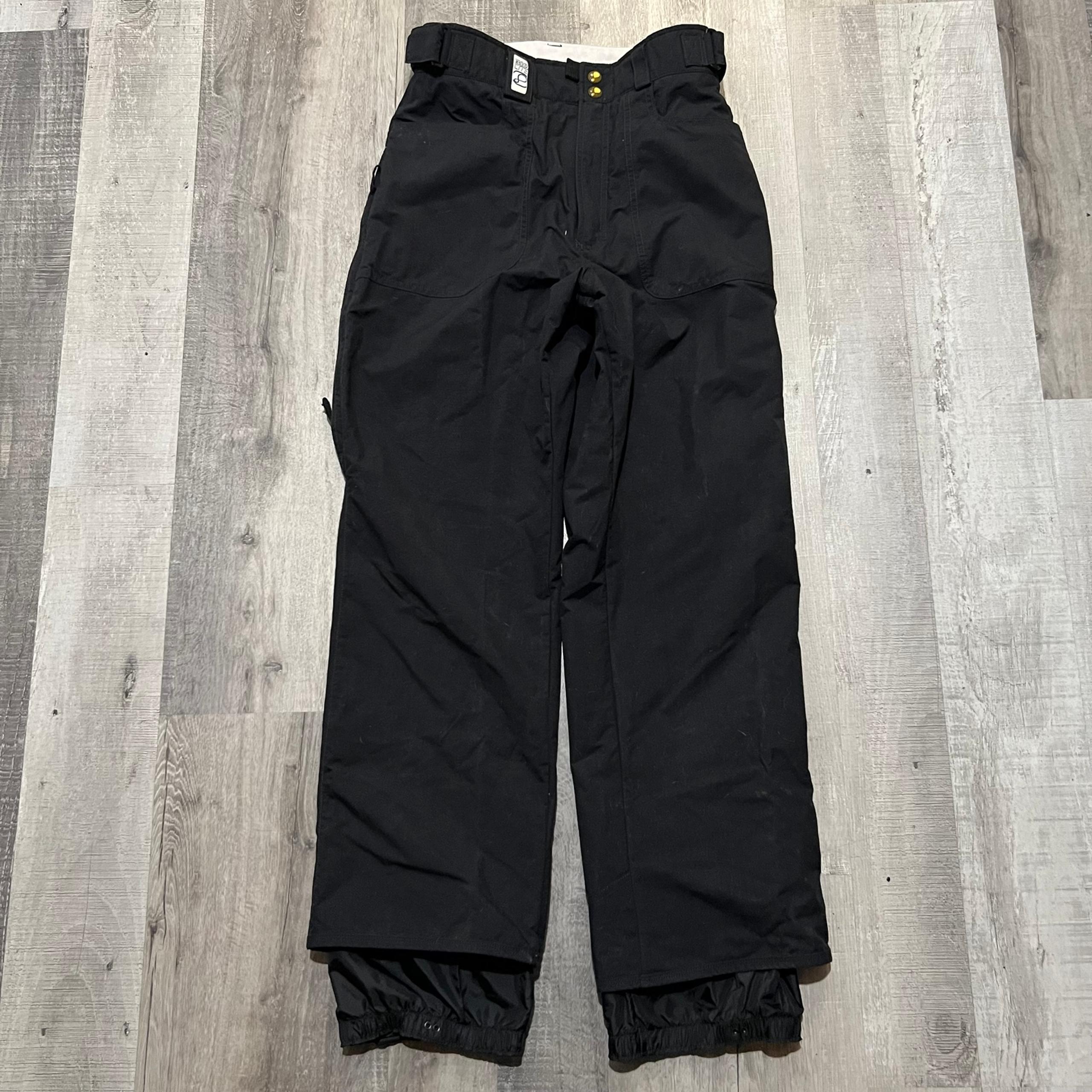VTG Burton Biolight 90s Black Baggy Mens Small Ski Snowboard Winter Snow Pants