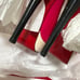Christian Louboutin pumps, open toe, pin heel, size 24cm.