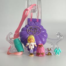 RARE Vintage Polly Pocket 1995 Showtime Locket - Complete & Original