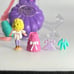 RARE Vintage Polly Pocket 1995 Showtime Locket - Complete & Original