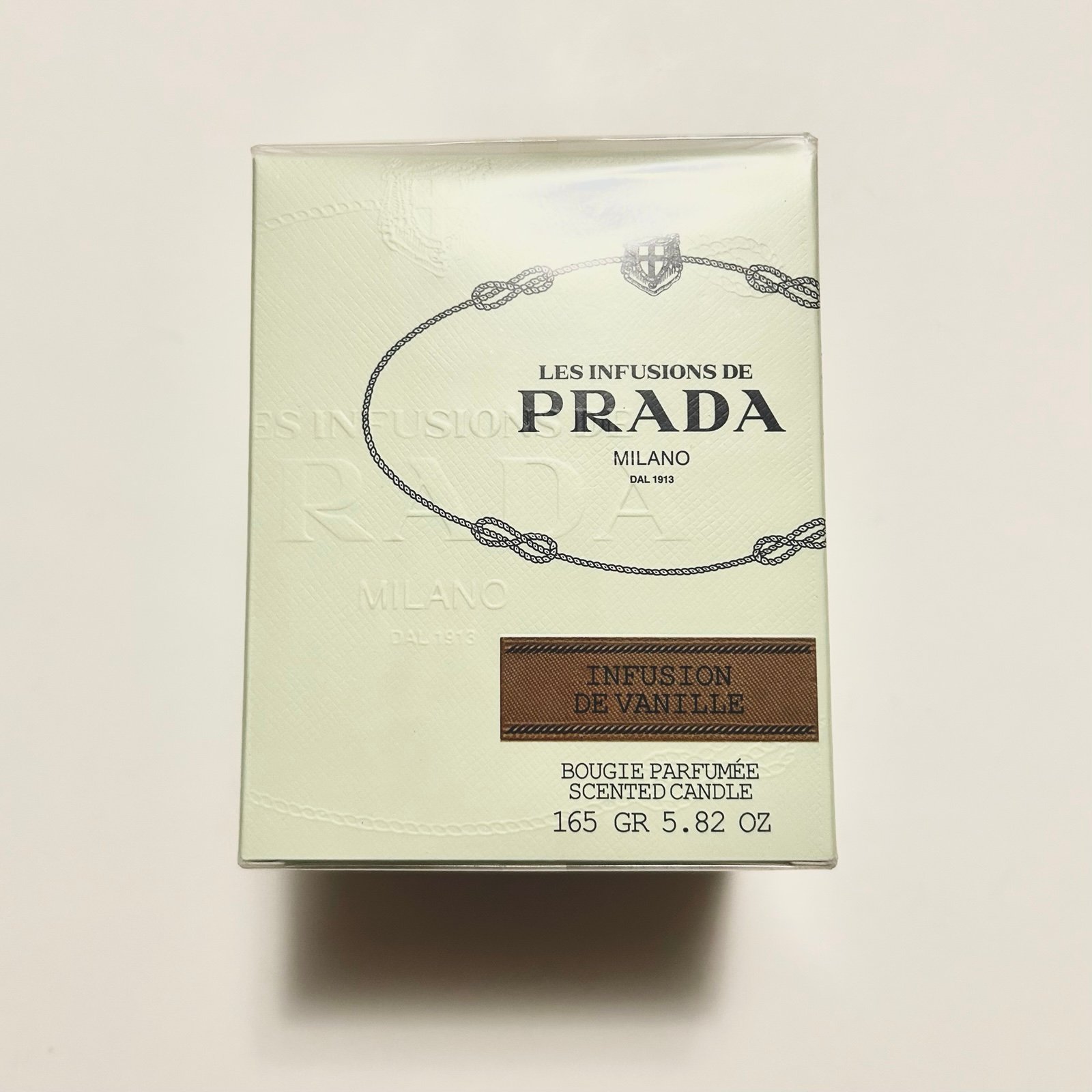 Prada Les Infusion De Vanille Scented Candle 165G/5.82 oz New In Box SEALED