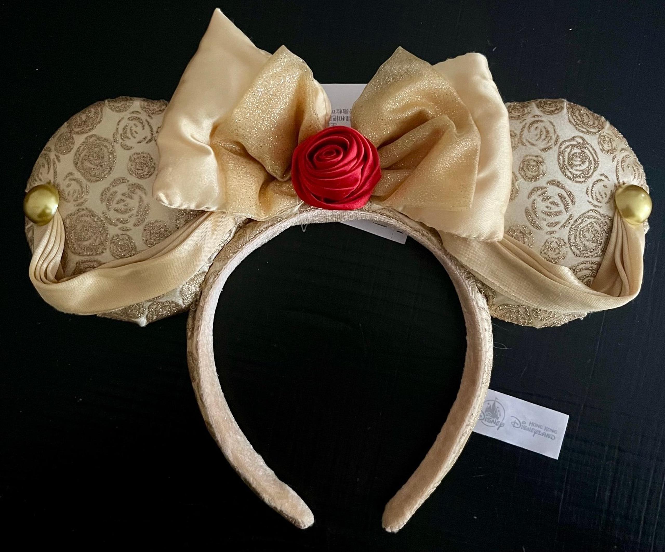 Disney Belle ears, authentic Disney headband NWT