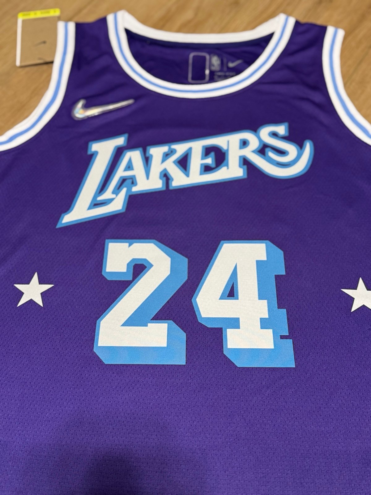 Kobe Bryant #24 Lakers City Edition Replica Jersey Large 48