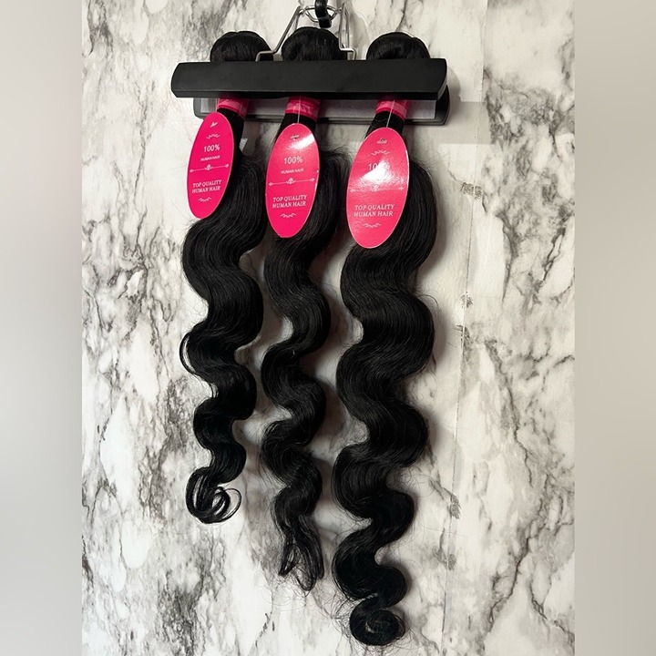 Body Wave Human Hair 22 24 & 26 Inch 10A Brazilian Virgin Human bundles