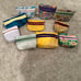 Lot of 10 zipper bags