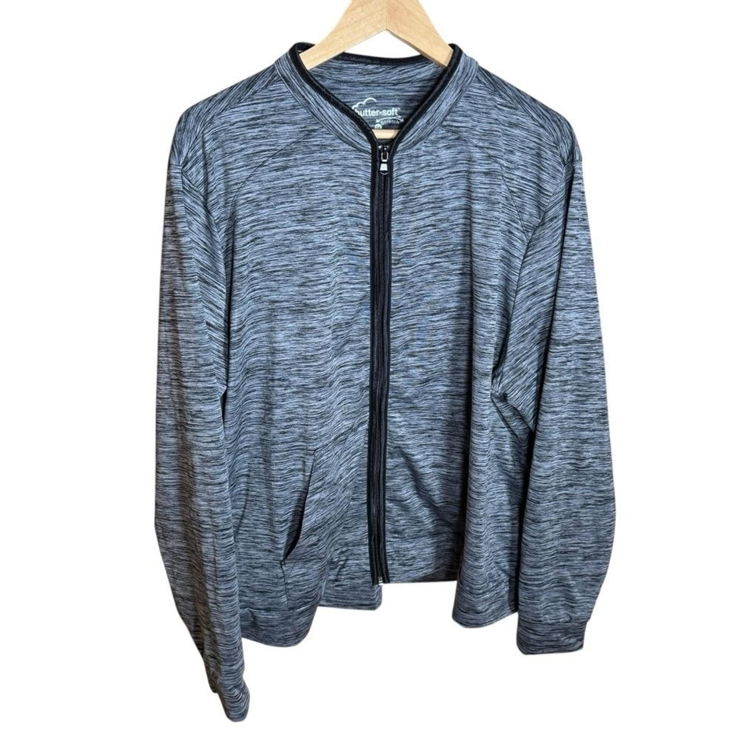 Butter-Soft womens 3X full zip scrub jacket