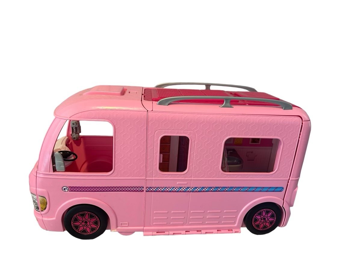 2016 Mattel Barbie Pink Dream Camper Motorhome Van RV Expanding/Foldout