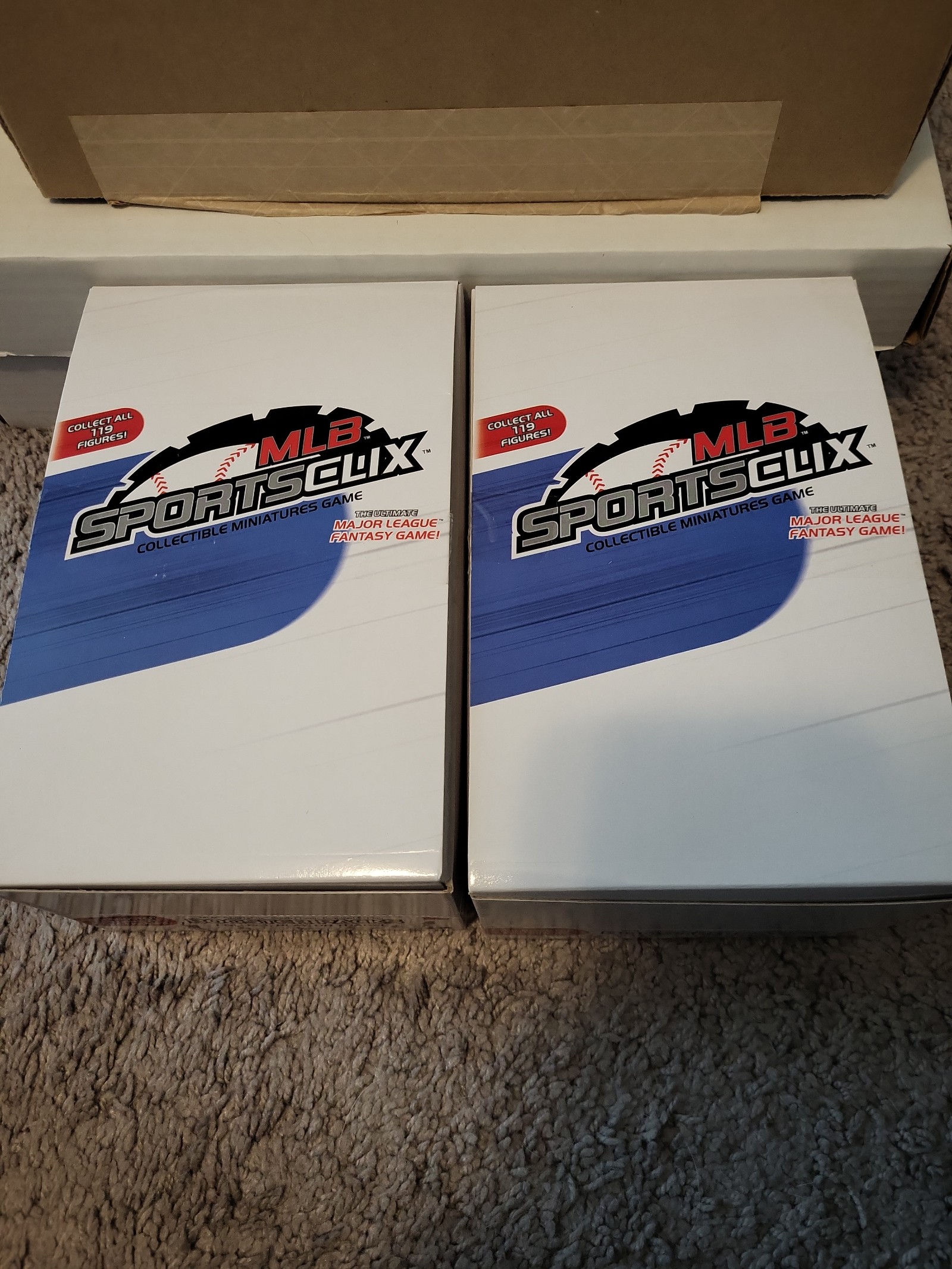 2x Topps MLB Sportsclix 2005 Sealed Booster Box (16 total packs) New