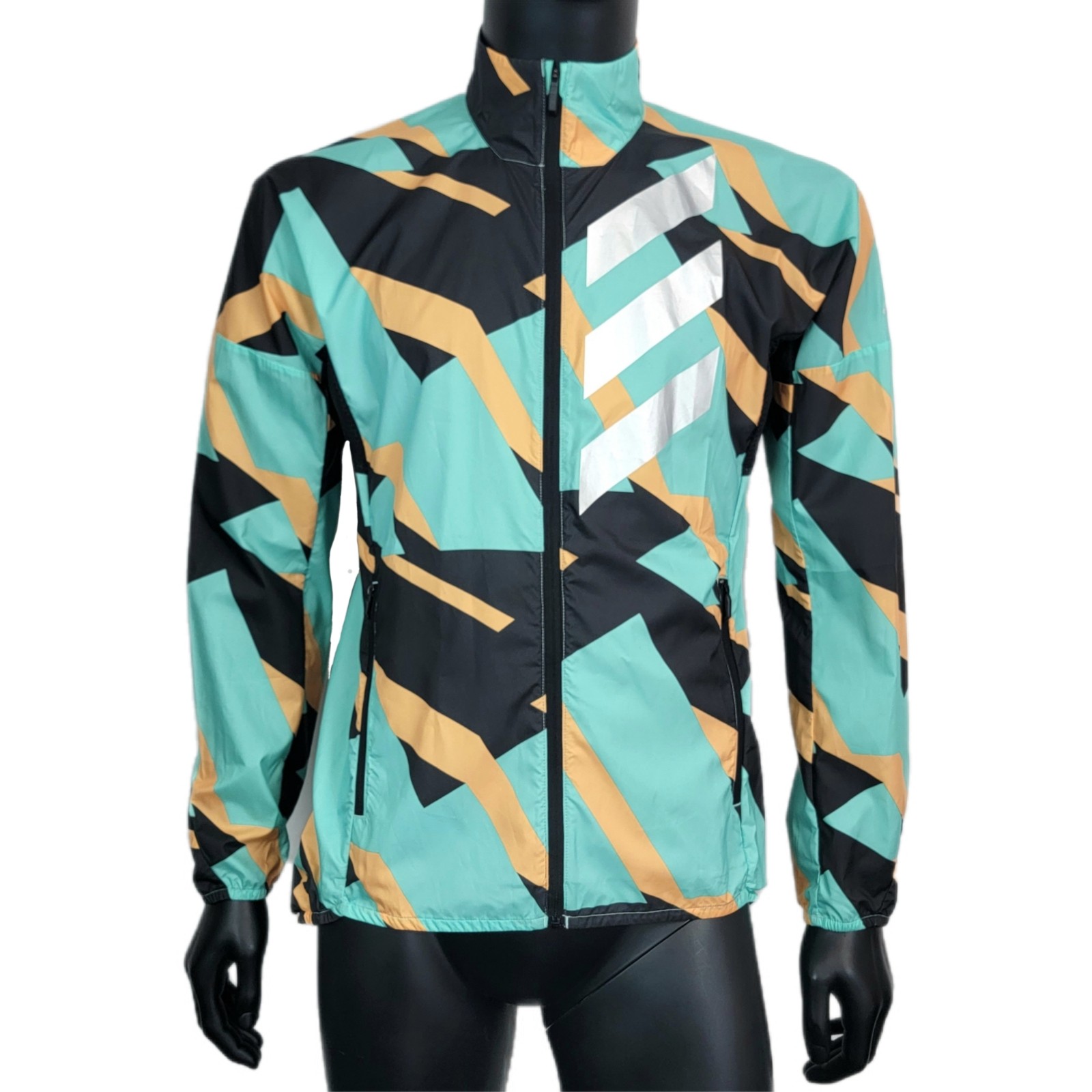 Adidas Terrex Windbreaker Trail Running Jacket Acid Mint﻿ NWT