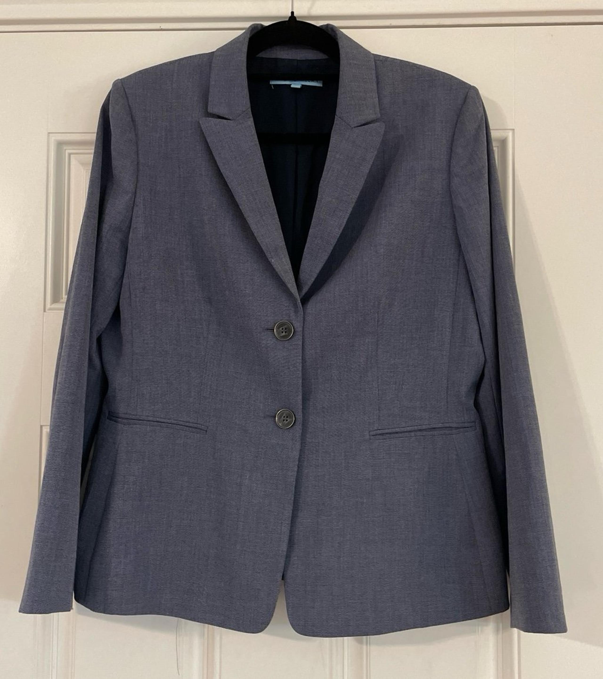 Antonio Melani blue blazer, size 12.