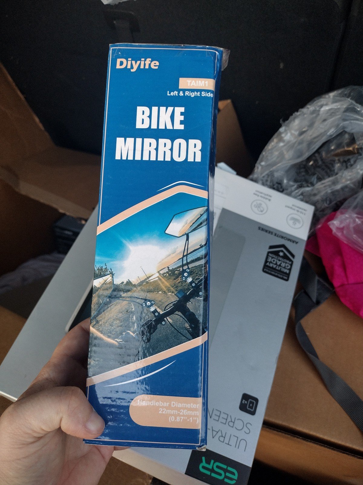 Box full of new things