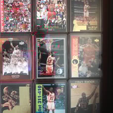 9 Jordan card lot