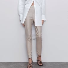 Zara faux leather pants