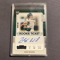 Panini Contenders Rookie Ticket/ Zach Wilson auto