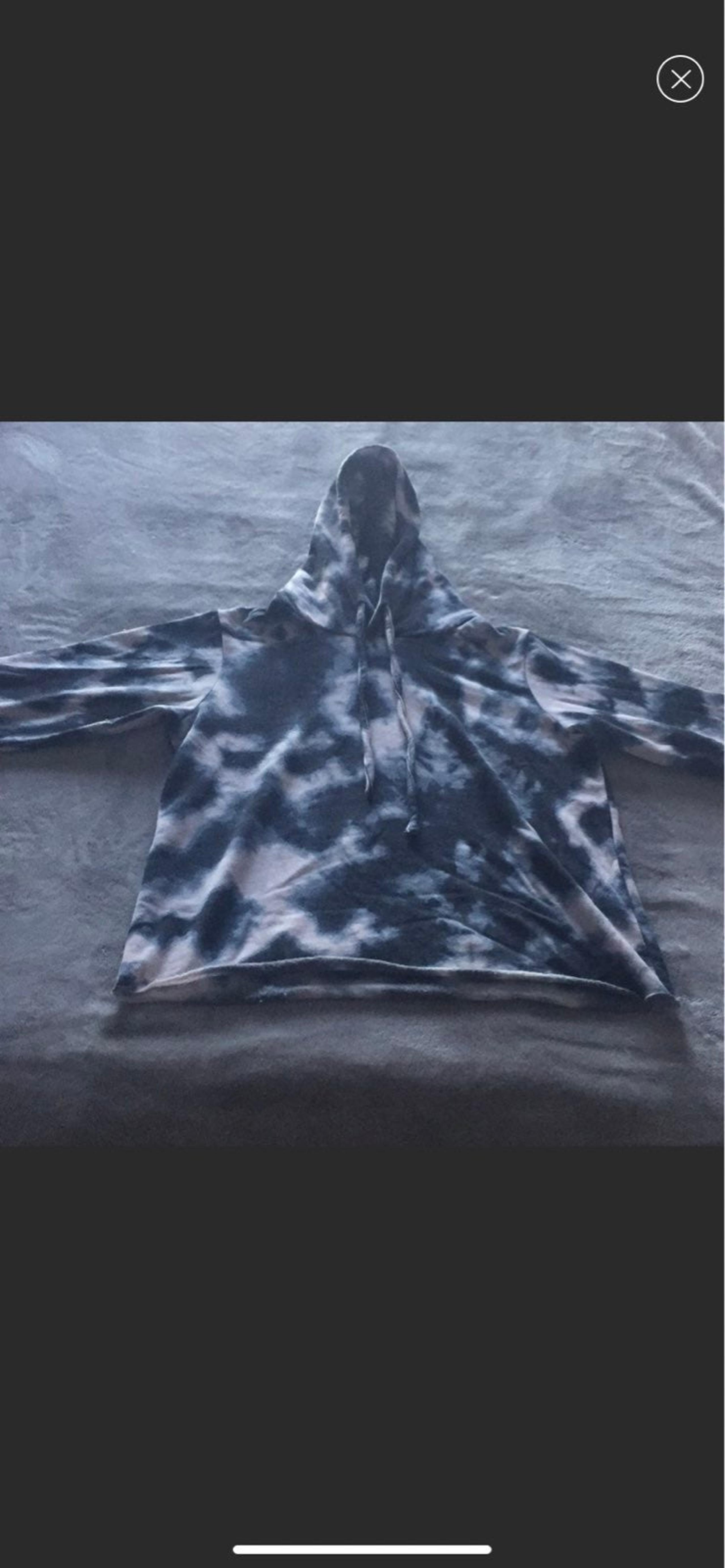 Vanilla Star S Blue Tie Dye Hoodie