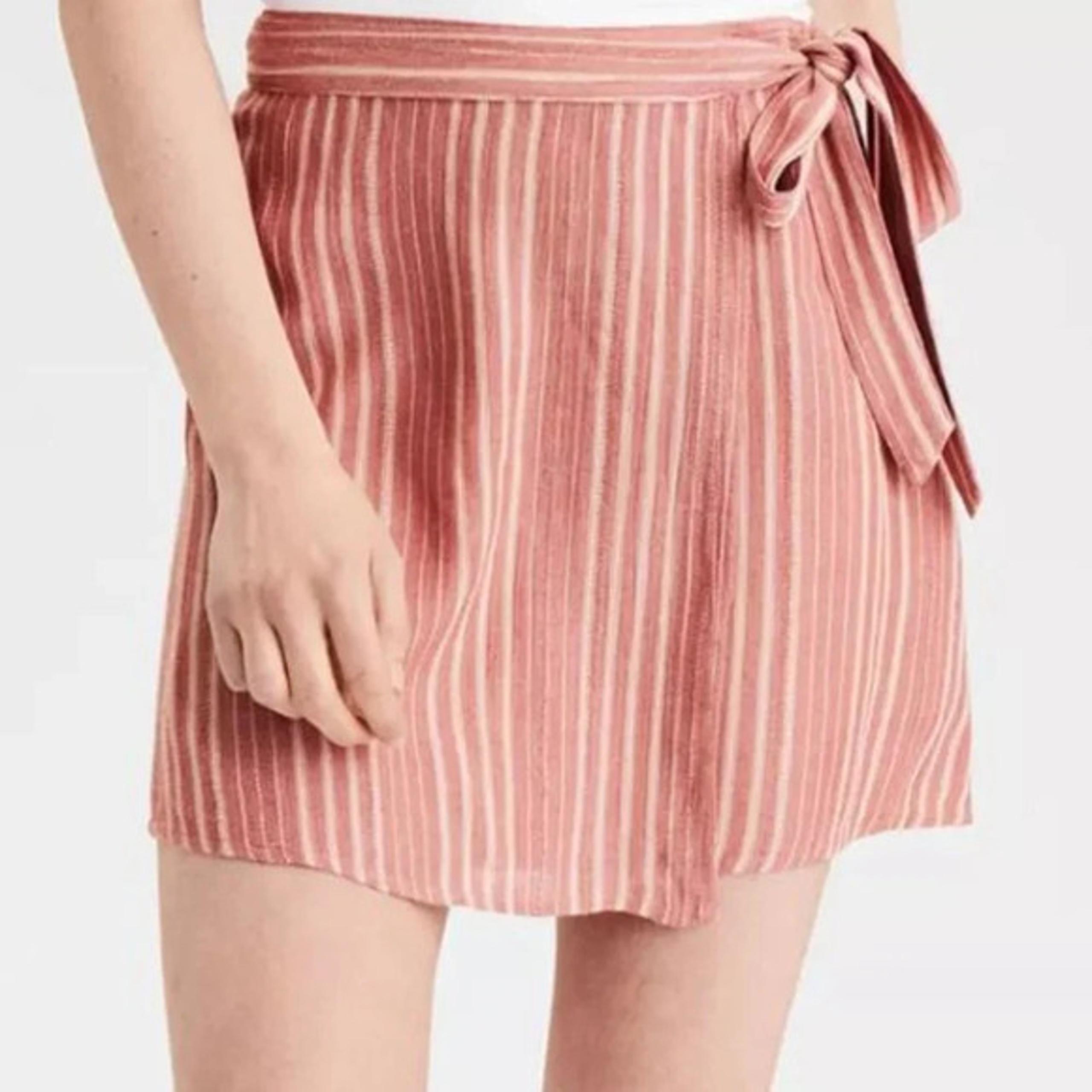 American Eagle Outfitters True Wrap Mini Skirt Striped Size XS