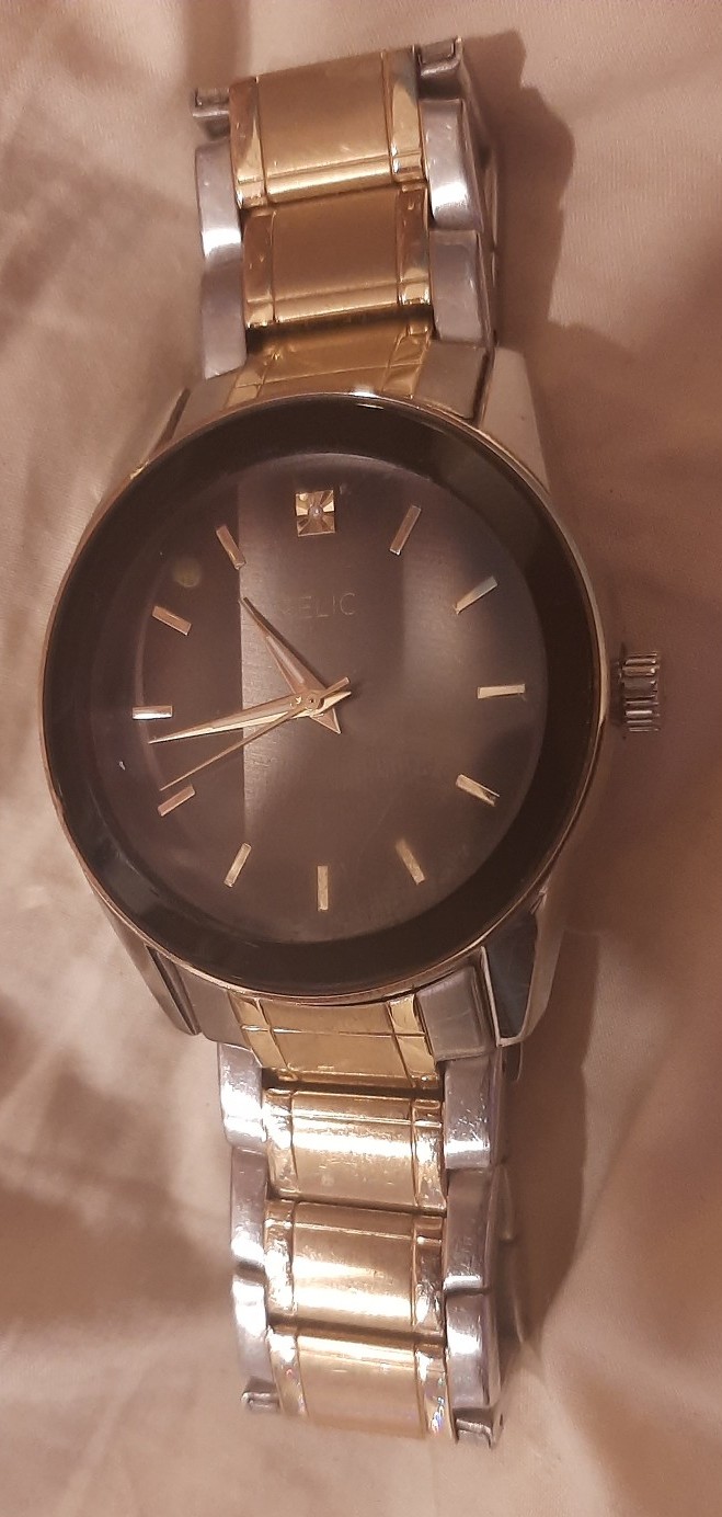 Relic Mens Watch Stainless Steel & Gold Tone