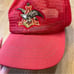 Vintage VTG Anheuser-Busch AB Red Full Mesh Trucker Hat SnapBack