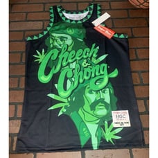 CHEECH & CHONG Headgear Classics Basketball Jersey ~Never Worn~ L