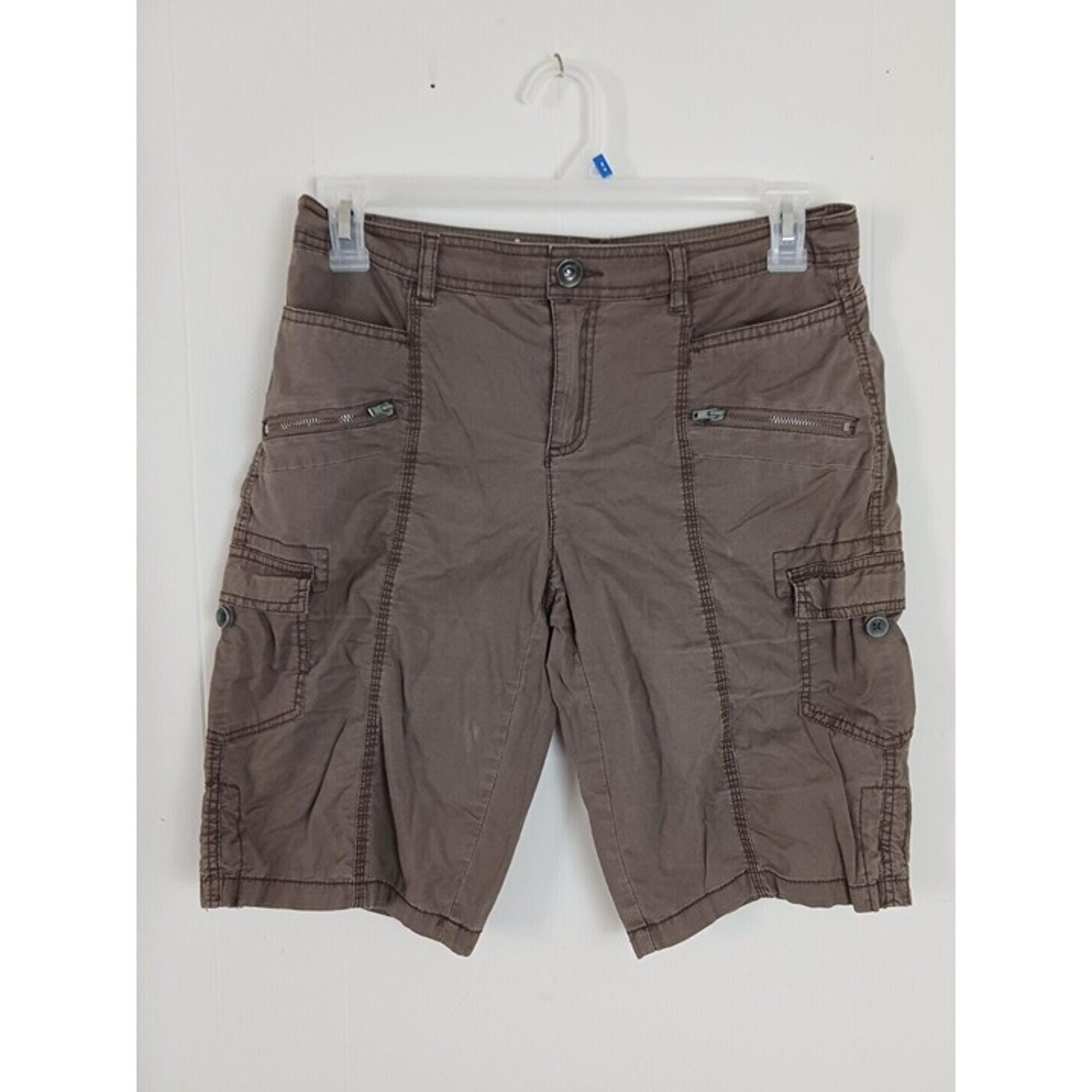 Style & Co. Cargo Shorts Size 8 Women's Brown