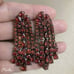 Amber Color Crackled Crystal CZ Statement Earrings, Orange Crystal Earrings