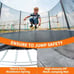 NEW 10FT Trampoline with Safety Enclosure Net, Outdoor Trampoline with Heavy Dut