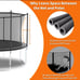 NEW 10FT Trampoline with Safety Enclosure Net, Outdoor Trampoline with Heavy Dut