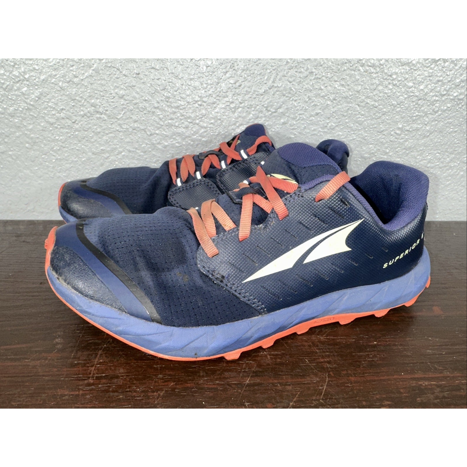 ALTRA Superior 5 Sneaker Womens 8 Blue Coral Pink Trail Running AL0A5483442