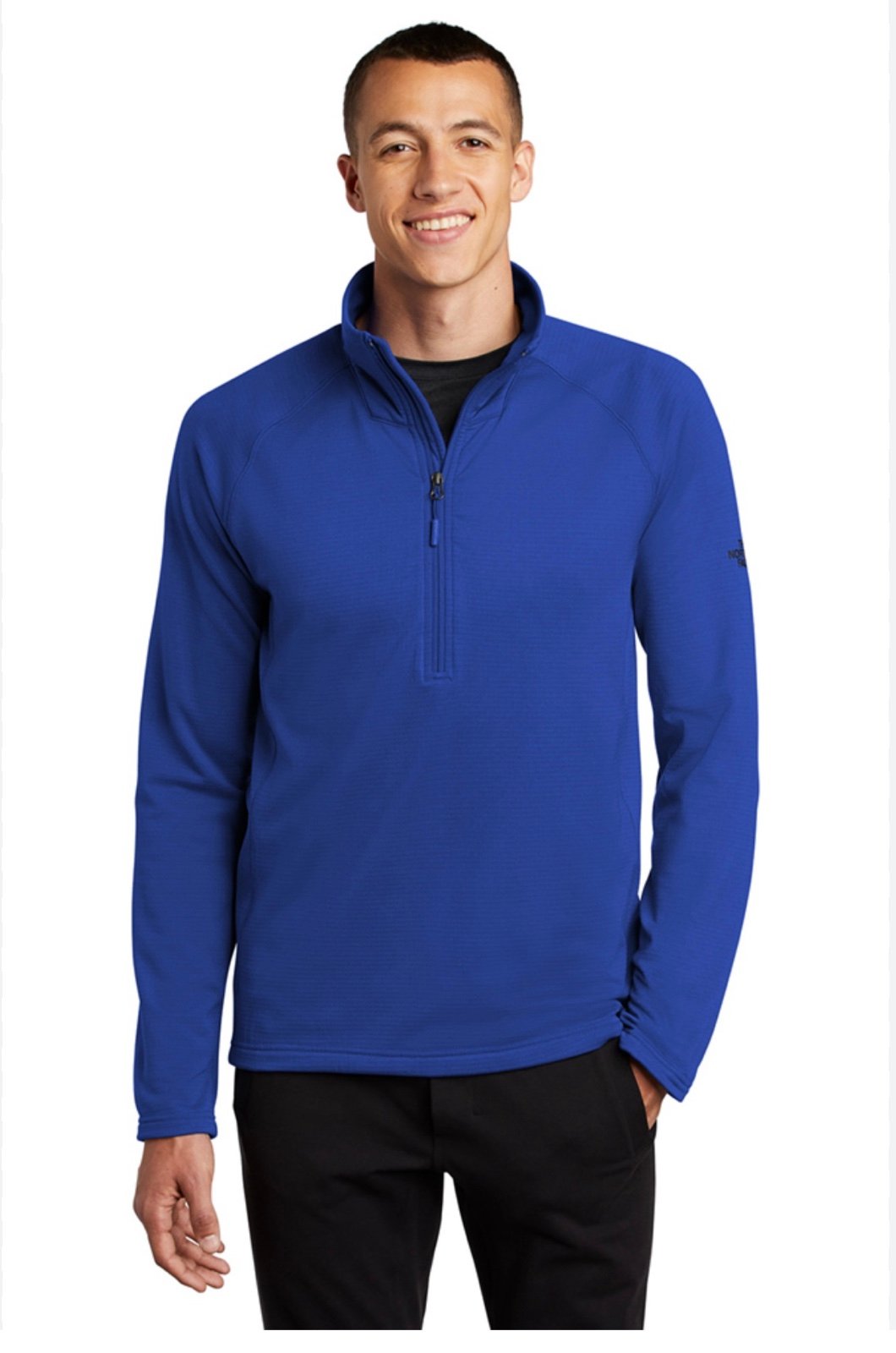 The North Face Stretch 1/4 Zip Fleece Jacket Pullover Size Large
