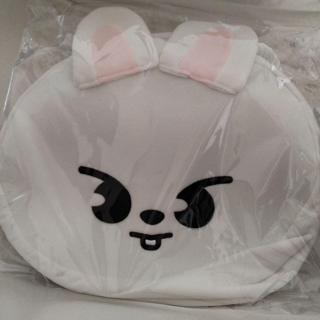 Rabbit Design Pouch White