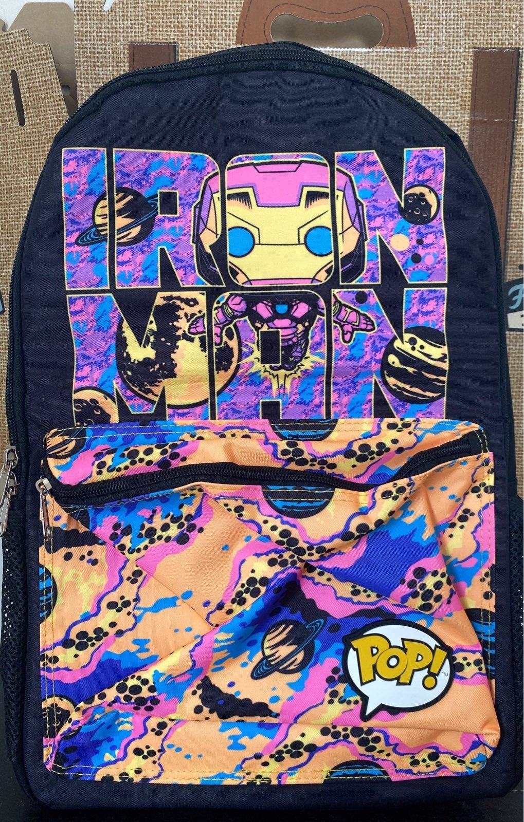 Blacklight Iron man Backpack
