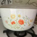 corningware wildflowers Dutch oven