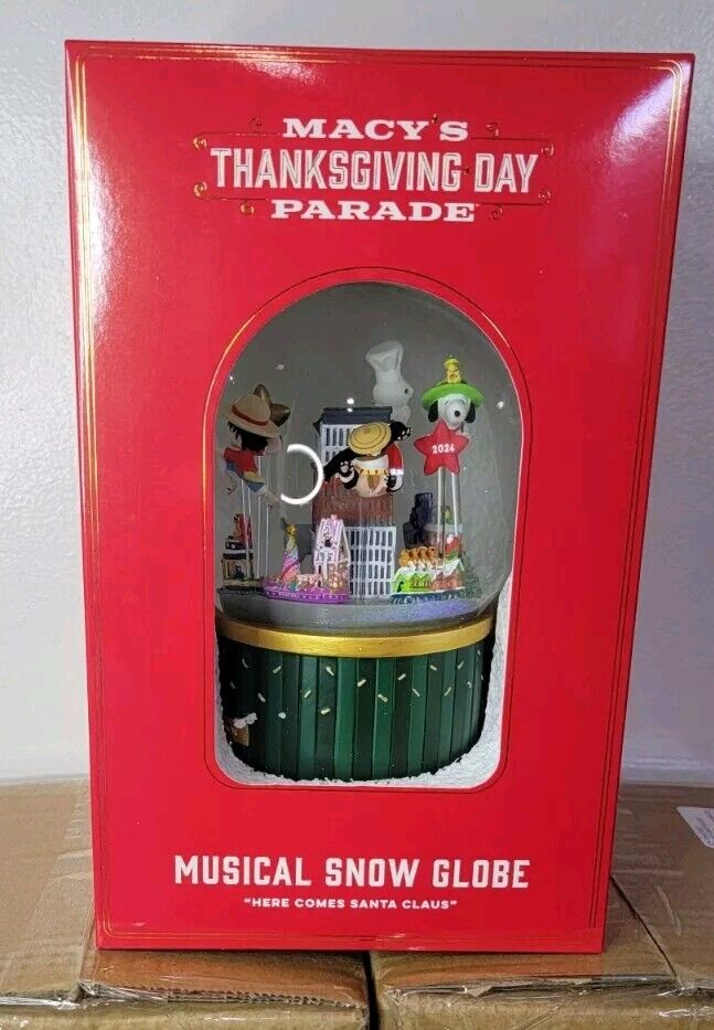 Macy's 2024 Thanksgiving Day Parade Holiday Lane Waterglobe IN HAND