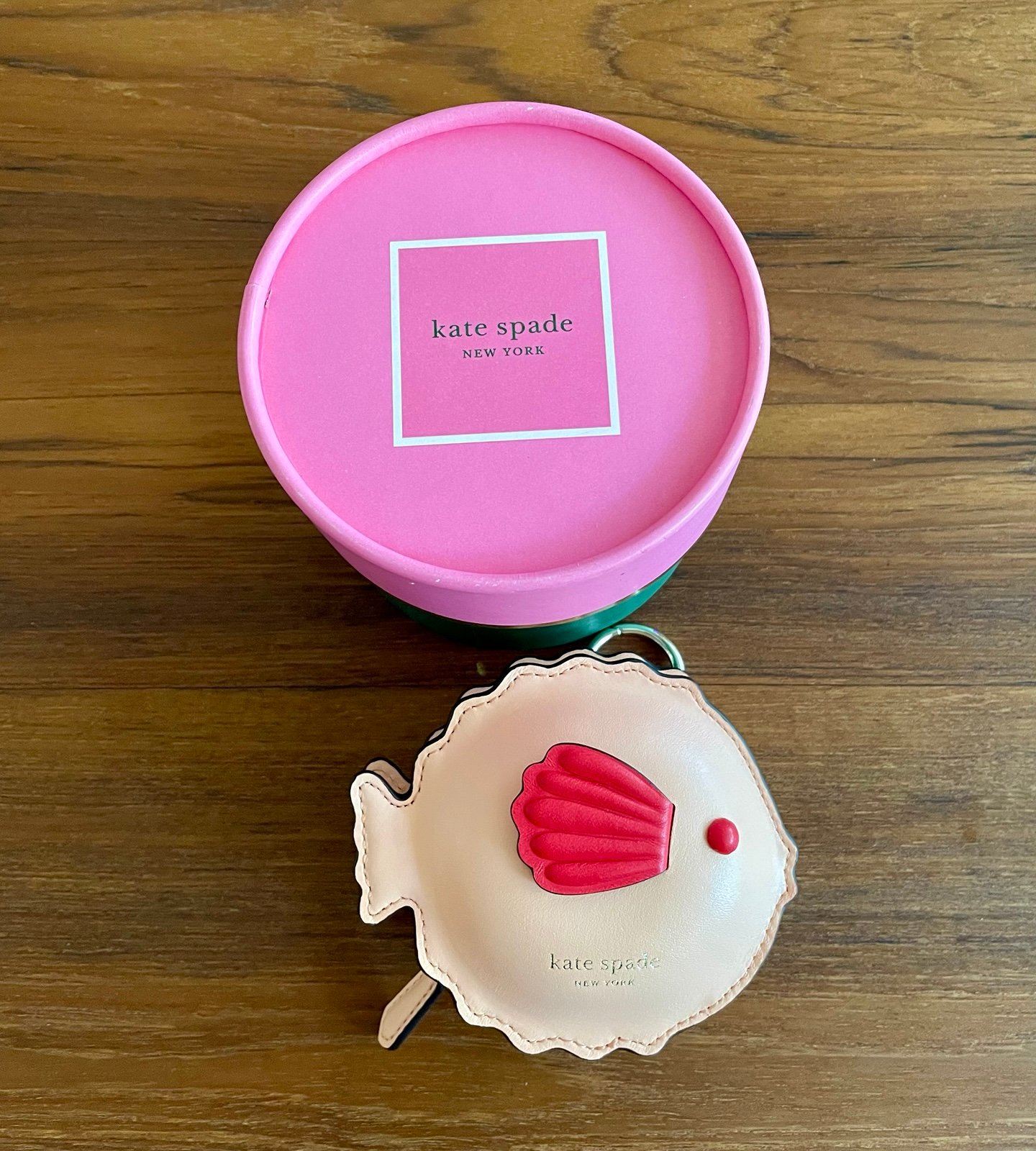 Kate Spade Puffy Fish Coin Purse Bag Charm